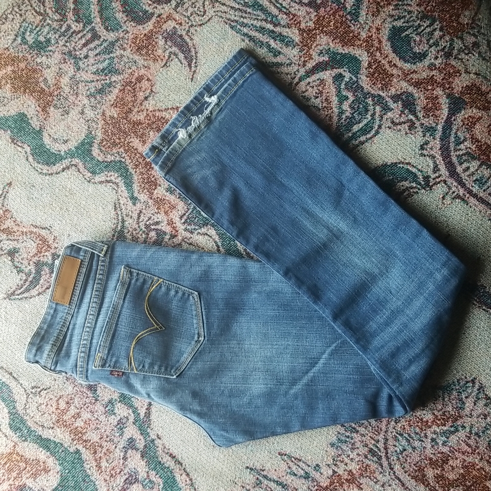 Levi's juniors skinny leg boot cut bottoms Jean's